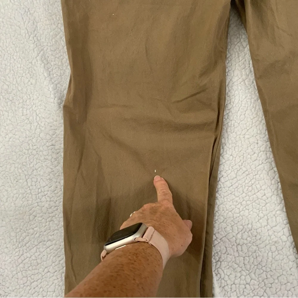 Columbia Cargo Pants 40x32 Tan Straight Leg Hike Camp 6 Pockets Zip Hook & Loop